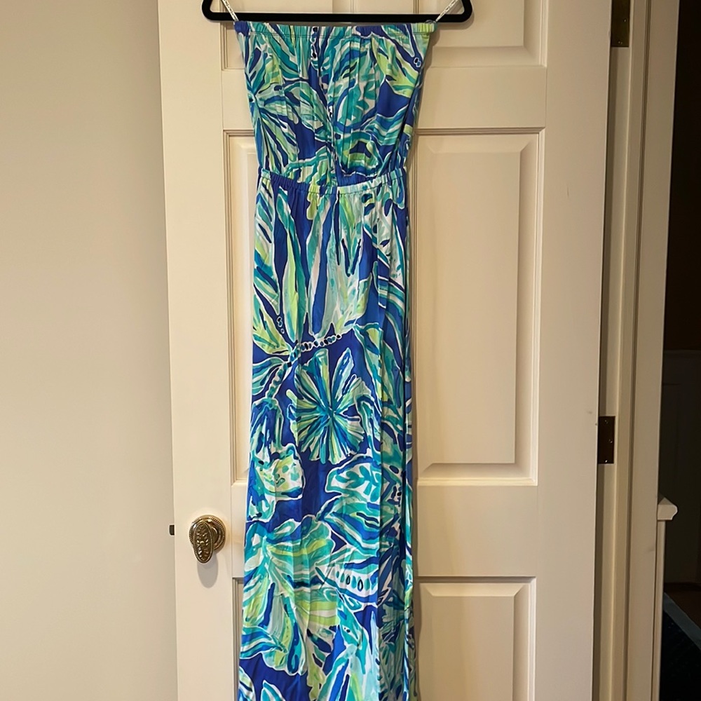 Lily Pulitzer Strapless Maxi Dress